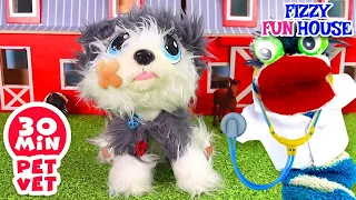 Fizzy The Pet Vet Takes Care Of His Animal Friends ❤️ | Fun Compilation For Kids