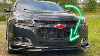 2015 Chevy Malibu Lower Bottom Grill Finally In 🔥🔥 #LifeOfTrent #chevy #malibu