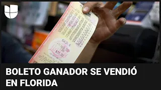 En un minuto: Boleto comprado en Florida gana el premio récord de Mega Millions de $1,580 millones