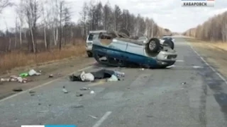 Вести-Хабаровск. Страшное ДТП в районе имени Лазо