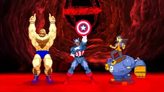 Marvel VS Capcom 2 - Zangief/Captain America/Tron Bonne - Expert Difficulty Playthrough