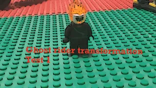 LEGO ghost rider (transformation with animated faces test 1)