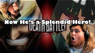 BEEF REACTS to DEATH BATTLE  - ALL MIGHT Vs  MIGHT GUY