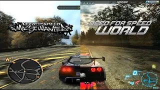 NFS Most Wanted & World Rockport City Place Comparisons