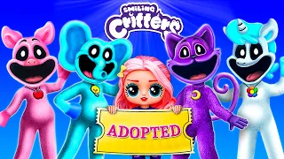 I Was Adopted by CatNap! Smiling Critters Stole Me! 30 LOL OMG DIYs