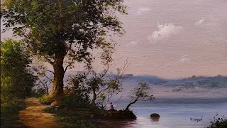 How I Paint Landscape Just By 4 Colors Oil Painting Landscape Step By Step 36 By Yasser Fayad