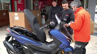 unboxing HONDA FORZA 350 new model 2023