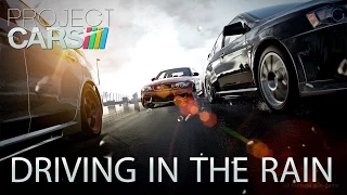 Project CARS - PS4/XB1/WiiU/PC - Driving in the rain (Gamescom Trailer)