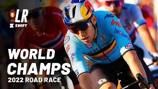 Strange Tactics Open The Race | World Championships Men's Road Race 2022 | Lanterne Rouge x Zwift