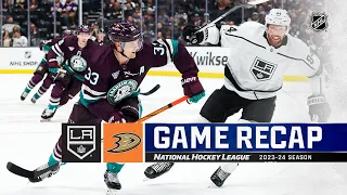 Kings @ Ducks 4/9 | NHL Highlights 2024