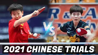 Sun Yingsha vs Sun Yizhen | 2021 Chinese Trials (Group Stage)