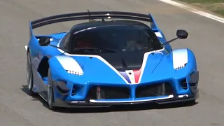 Ferrari XX Programme | Monza 2021 - FXX K Evo, FXX Evo, 599XX Evo - Loud V12 Engine Sounds!