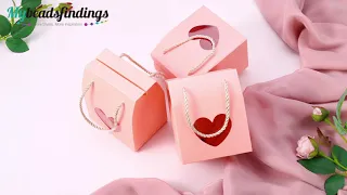 Creative Portable Foldable Paper Box | Wedding Favour Boxes
