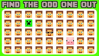 Find The Odd One Out Minecraft Puzzle #118 | Spot The Difference | Minecraft Puzzle Quiz | MINECRAFT