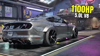 Need for Speed Heat Gameplay - 1100HP FORD MUSTANG GT RTR Customization | Max Build 400+