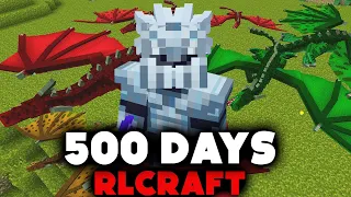 I Survive 500 Days in RLCraft…and conquer it!!!