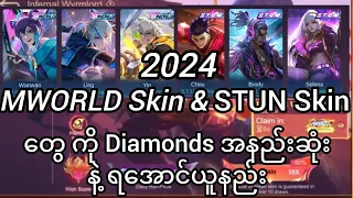 2024 Promodiamonds Events မှာ S.T.U.N Skin, M.world skin တွေကို dia အနည်းဆုံးနဲ့ရအောင်ယူနည်း