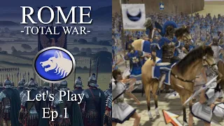 Let's Play Rome Total War - Scipii - Episode 1 - Battle for Sicily