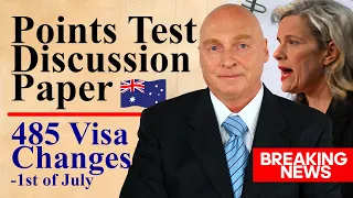 Australian Immigration News 27th April. The New Points Test is coming soon! & 485 Visa Age Disaster