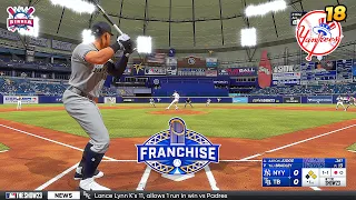 MLB The Show 23 New York Yankees vs Tampa Bay Rays | Franchise Mode #18 | Gameplay PS5 60fps HD