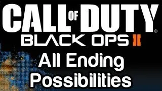 Call of Duty: Black Ops 2 - All Ending Possibilities (Perfect Ending, Kill Menendez, Spare Menendez, Woods Lives, Woods Dies)