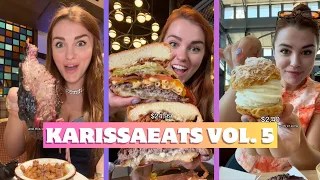 Only eating at the cheesecake factory! (Vegas food trip!) - KarissaEats Compilation Vol. 5