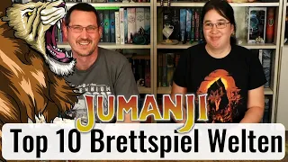 Top 10 Brettspiel Welten in die wir reingezogen werden wollen (die Jumanji Liste)