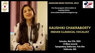 Kaushiki Chakraborty | Ashavari Music Festival 2023 | California Television Global