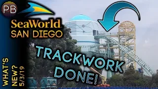 What's New This Week at SeaWorld San Diego? 5/2/19 | Trackwork Complete!