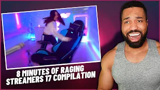 TRY NOT TO LAUGH | 8 MINUTES OF RAGING STREAMERS 17 COMPILATION