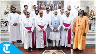 PM Modi prays at Delhi Church on Easter Sunday