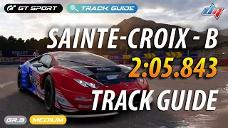 Gran Turismo Sport | Circuit de Sainte Croix B Daily Race Track Guide | Huracán Gr.3