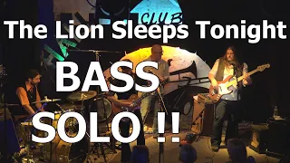 Stan's Bass Solo : The Lion Sleeps Tonight / Le Lion est mort ce Soir (bass cover)