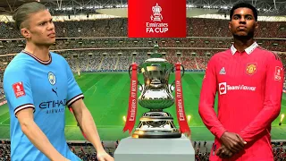 FIFA 23 - Manchester City vs Manchester United - FA Cup 2023 Final Match | PS5 | 4K HDR 60FPS