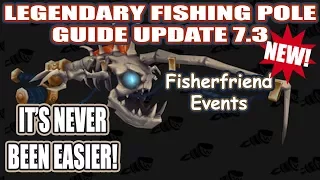 WoW 7.3 ARTIFACT FISHING POLE, NOW EASIER & FASTER!  🎣 New Fisherfriends 🐡  Underlight Legion