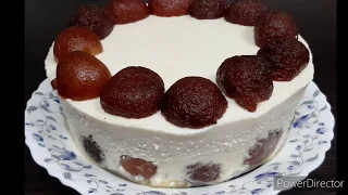 Gulab jamun cheesecake recipe | no bake cheesecake recipe