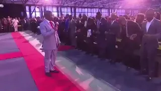 Prophet Bushiri Singing in tongues