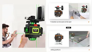 Hilda 3D/4D Laser Level Self Leveling / DIY - Electrical Tech