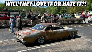 I TOOK MY BAGGED & CHOPPED CORVAIR TO AN ALL VAIR SHOW!
