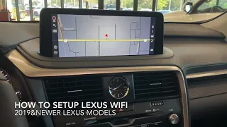 How to Setup WiFi Lexus