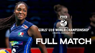 ITA🇮🇹 vs. PER🇵🇪 - Full Match | Girls' U19 World Championship | Pool C