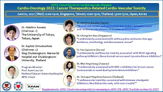 Cardio-Oncology 2022: Cancer Therapeutics-Related Cardio-Vascular Toxicity