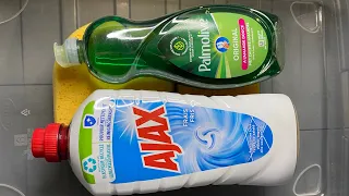 [ASMR] AJAX & PALMOLIVE DISH SOAP SQUEEZING 🍐