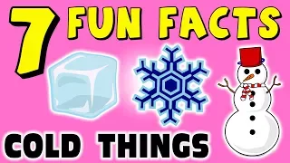 7 FUN FACTS ABOUT COLD THINGS! ICE! SNOW! FREEZING! FACTS FOR KIDS! Learning Colors! Fun Sock Puppet