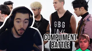 REACCIÓN A | CNCO - COMPLIMENT BATTLE (TEEN VOGUE)