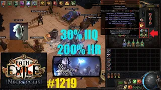 【Path of Exile 3.24】30% IIQ, 200% IIR Carrion Golem - Day 11-16 Build Diary Necropolis - 1219