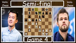 "King Ding Lost The Match But Won The Respect" || Ding vs Carlsen || MC Invitational (Semi-Final)