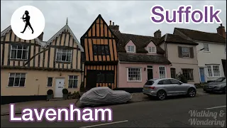 A splendid Winter walk around Lavenham, Suffolk