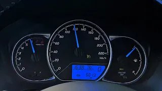 Toyota Yaris 1.5 VVT-i CVT Acceleration 0-100 Test Drive