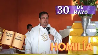 EVANGELIO DE HOY jueves 30 de mayo del 2024 - Padre Arturo Cornejo